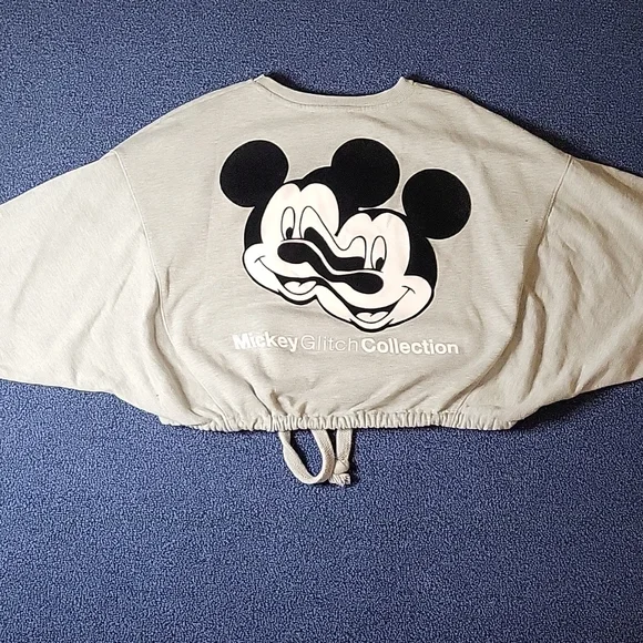 Mickey crop top hoodie - Picture 1 of 3